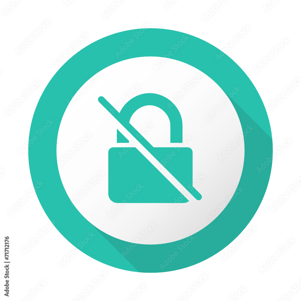  Flat Long Shadow Icon - Vector