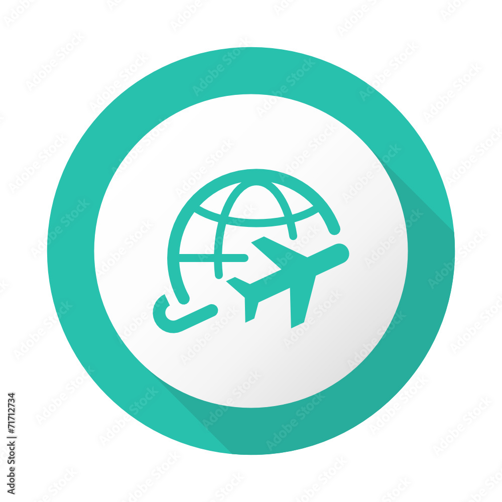 Flat Long Shadow Icon - Vector Flat Long Shadow Icon - Vector