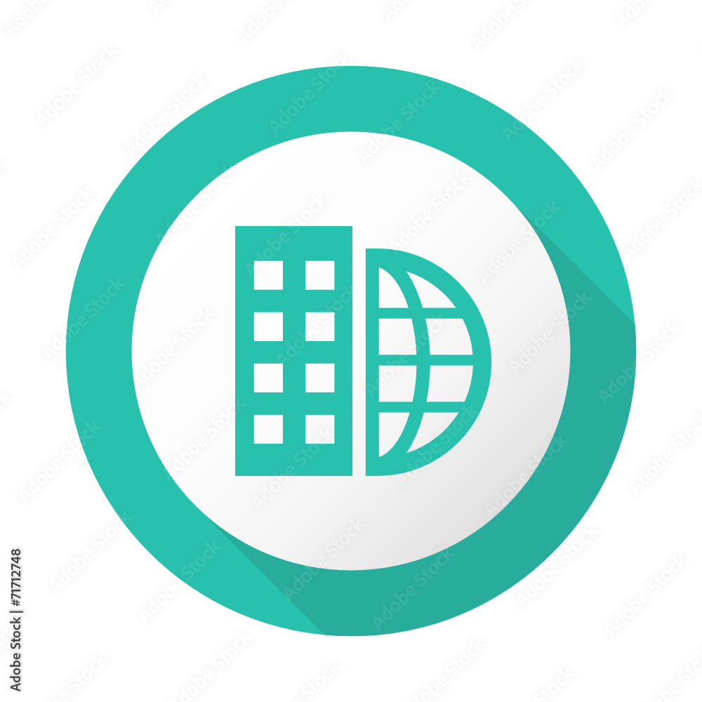 Flat Long Shadow Icon - Vector Flat Long Shadow Icon - Vector
