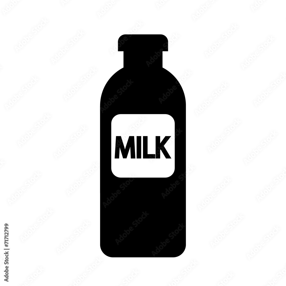 Milk bottle icon Milk bottle icon