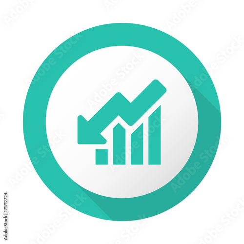 Flat Long Shadow Icon - Vector