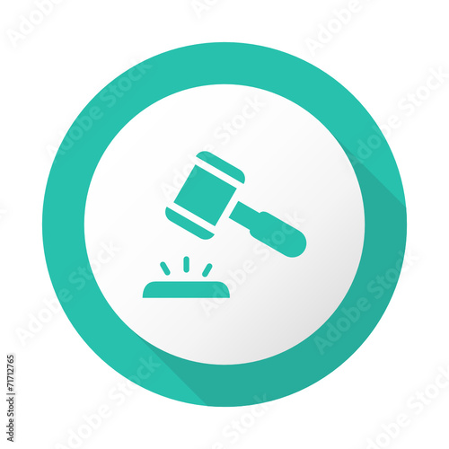 Flat Long Shadow Icon - Vector