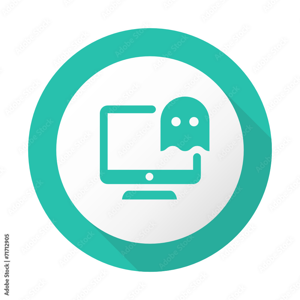 Flat Long Shadow Icon - Vector Flat Long Shadow Icon - Vector