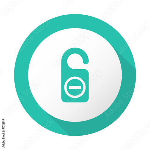 Flat Long Shadow Icon - Vector