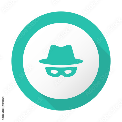 Flat Long Shadow Icon - Vector