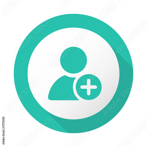 Flat Long Shadow Icon - Vector