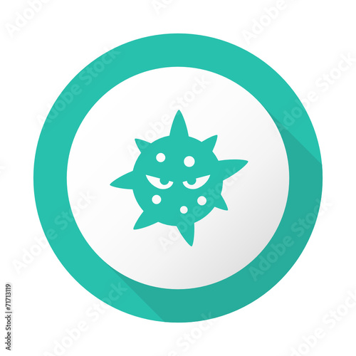 Flat Long Shadow Icon - Vector