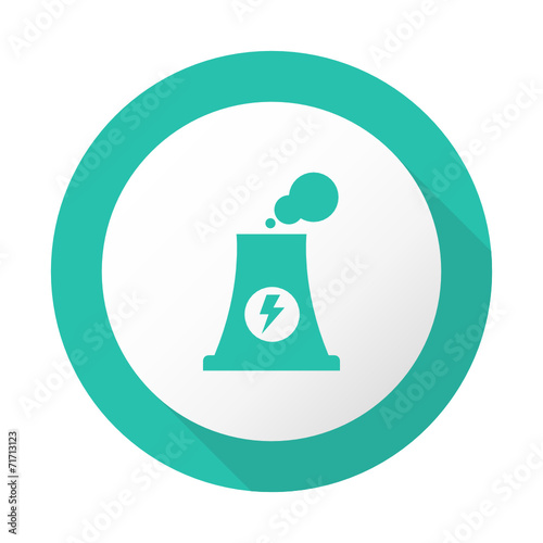 Flat Long Shadow Icon - Vector