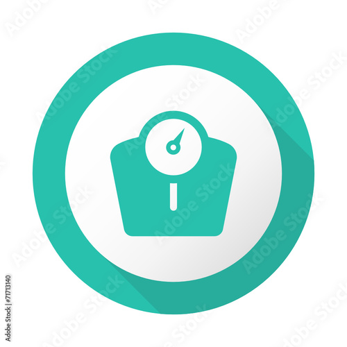 Flat Long Shadow Icon - Vector