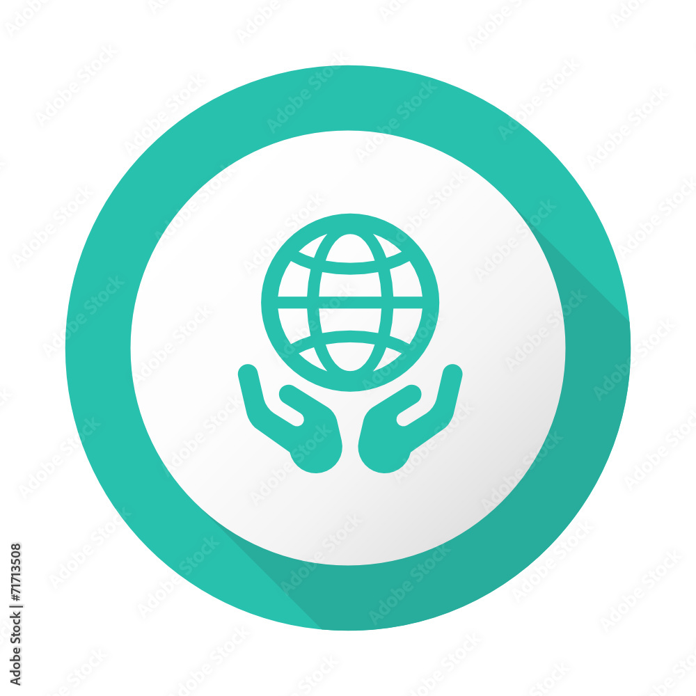 Flat Long Shadow Icon - Vector Flat Long Shadow Icon - Vector