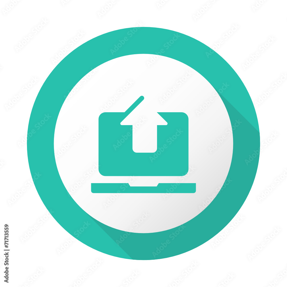 Flat Long Shadow Icon - Vector Flat Long Shadow Icon - Vector