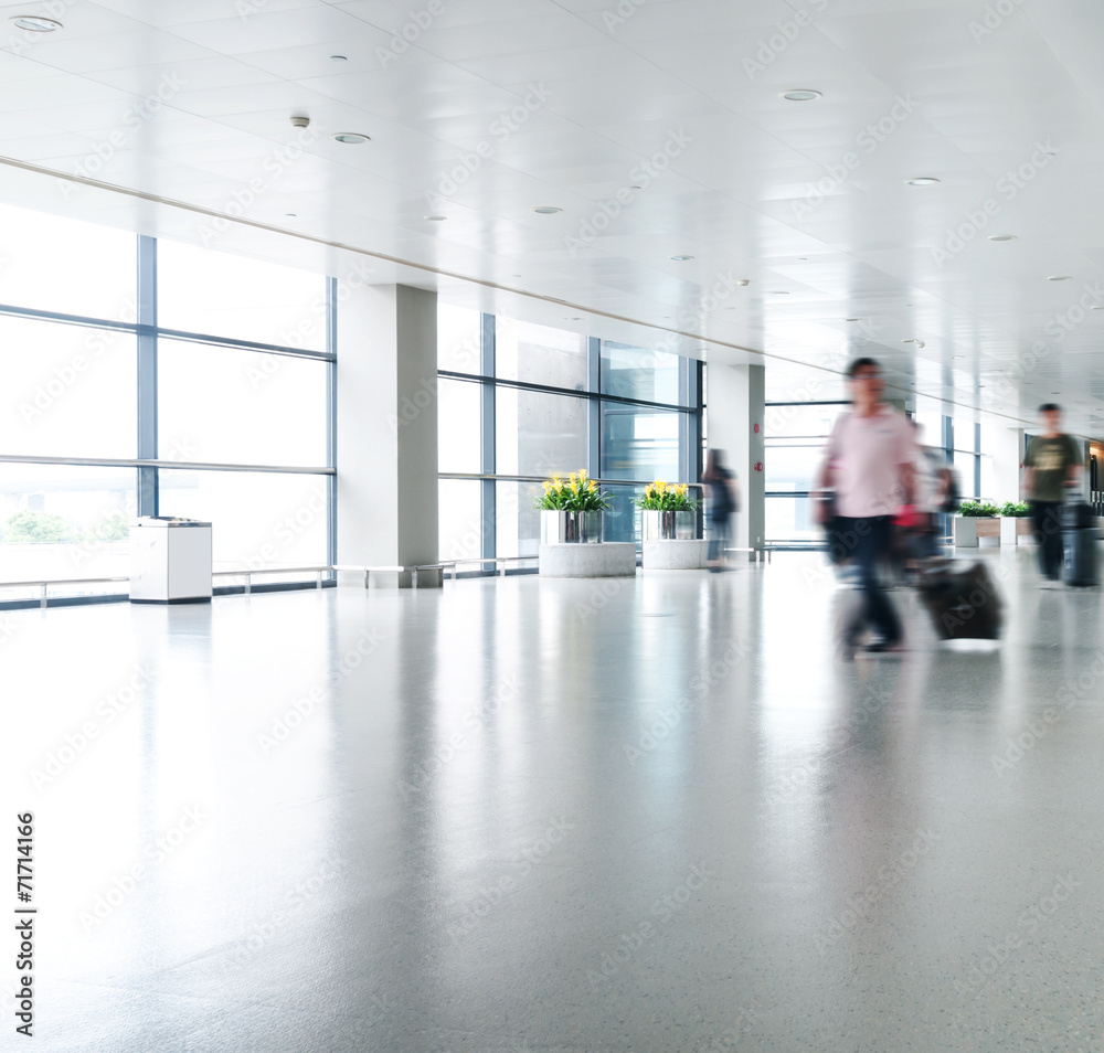 Obraz premium passenger in the shanghai pudong airport