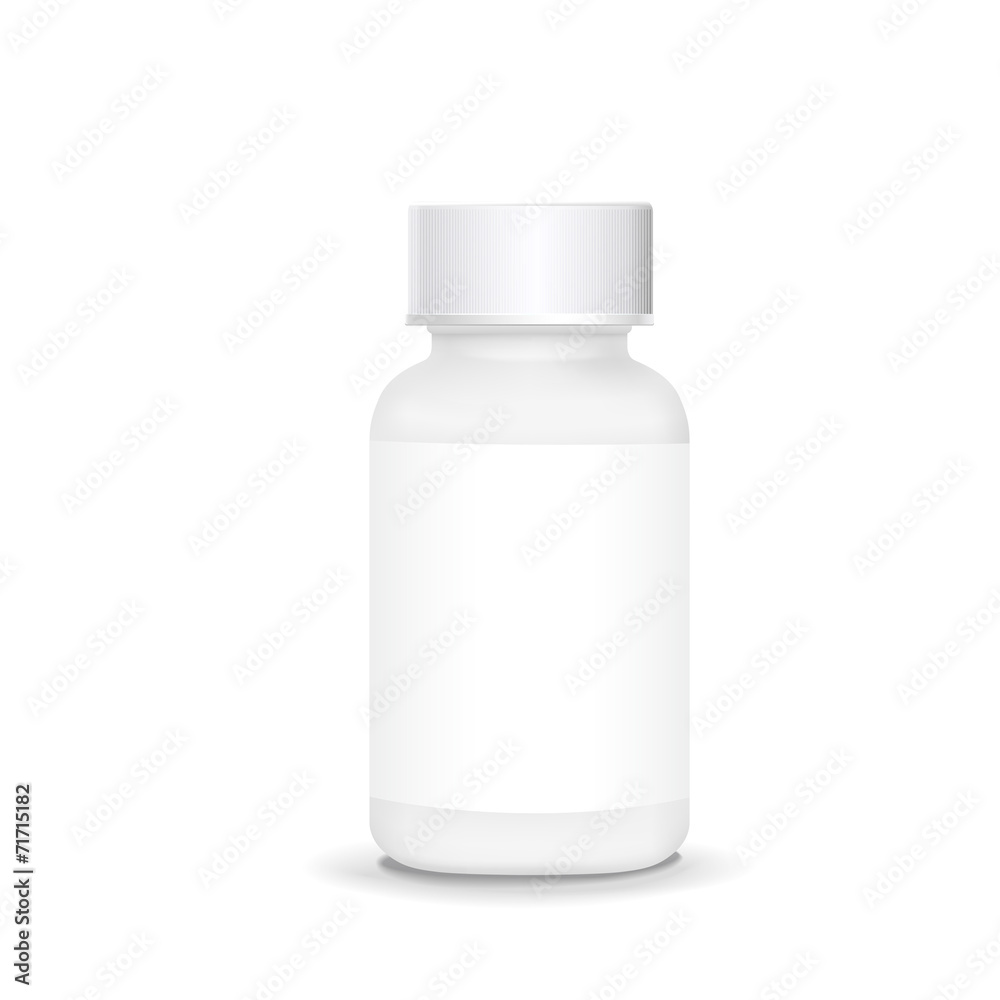 white plastic medical container white plastic medical container
