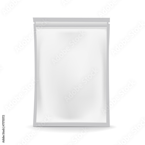 blank foil food package