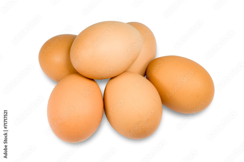 Eggs isolated on white background Eggs isolated on white background