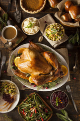 Whole Homemade Thanksgiving Turkey