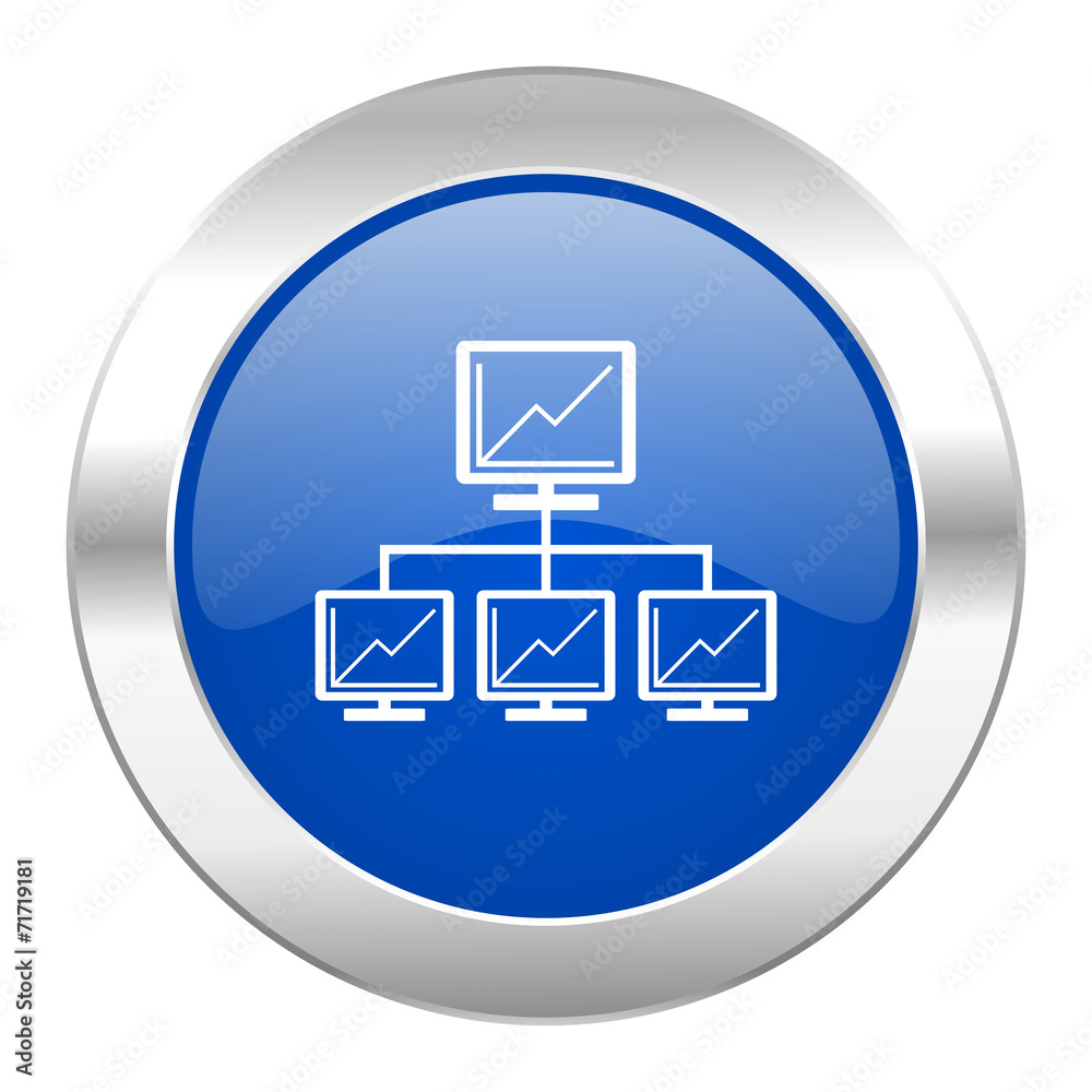 network blue circle chrome web icon isolated network blue circle chrome web icon isolated