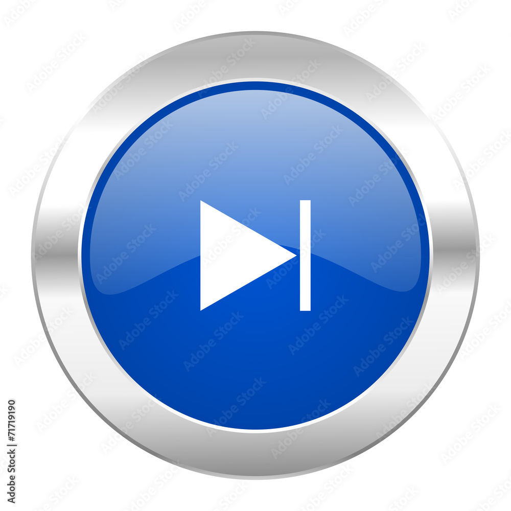 next blue circle chrome web icon isolated next blue circle chrome web icon isolated