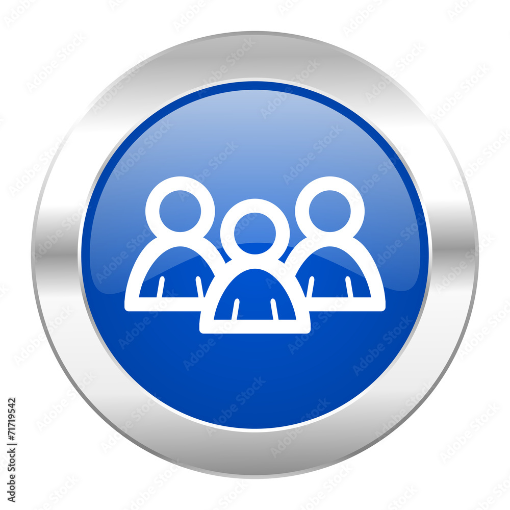 forum blue circle chrome web icon isolated forum blue circle chrome web icon isolated
