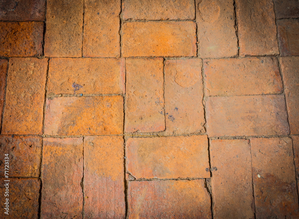 brick floor brick floor