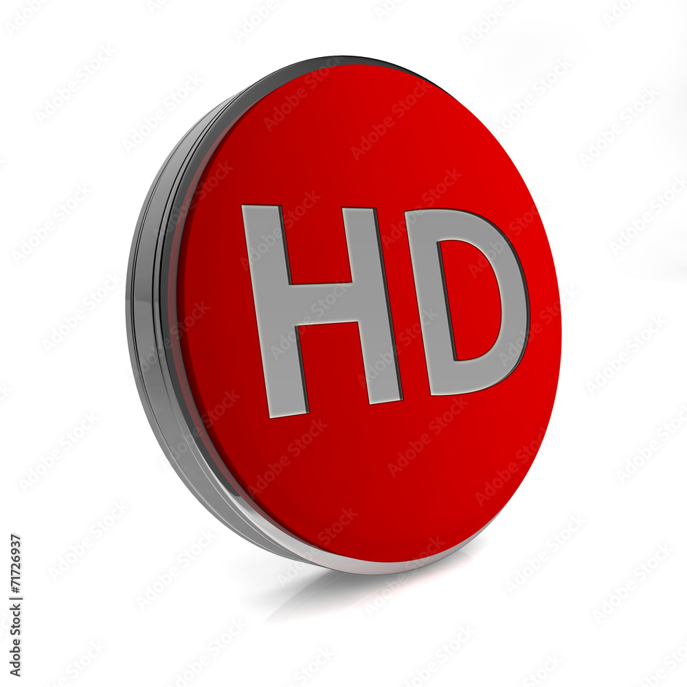 HD circular icon on white background HD circular icon on white background