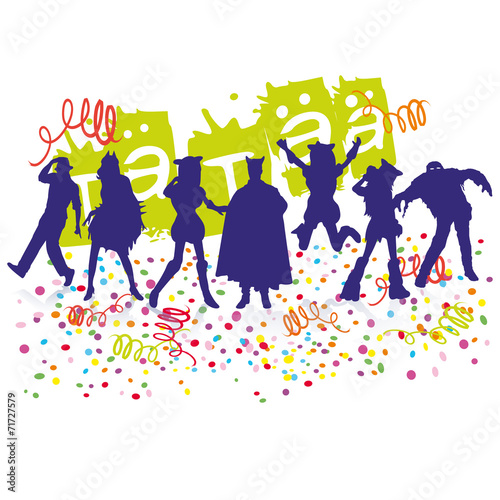 carnival party confetti