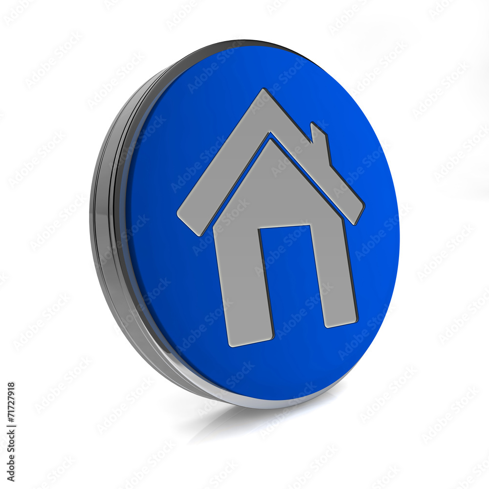 home circular icon on white background home circular icon on white background