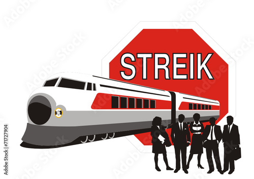 Eisenbahn - Lokführerstreik