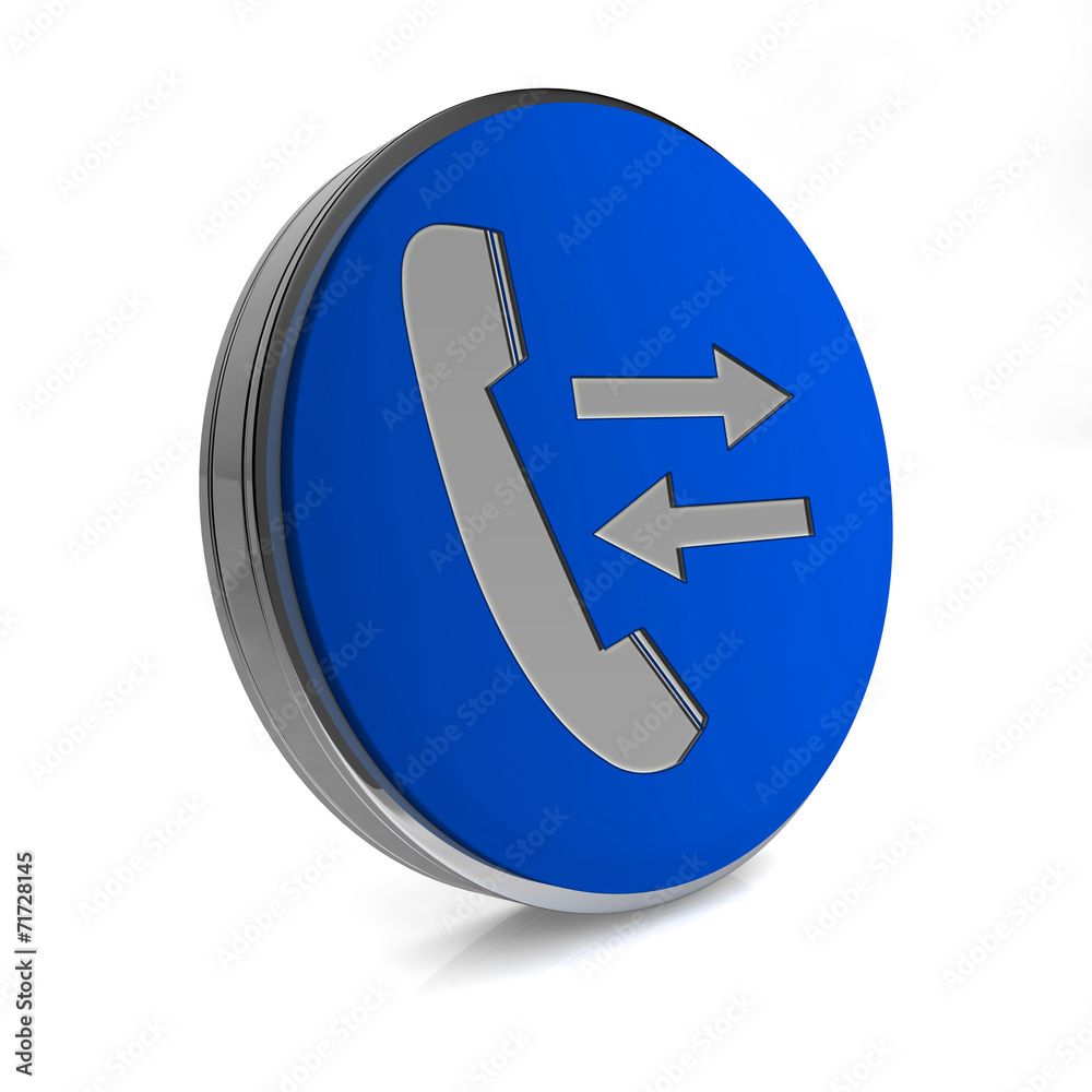 calls circular icon on white background calls circular icon on white background