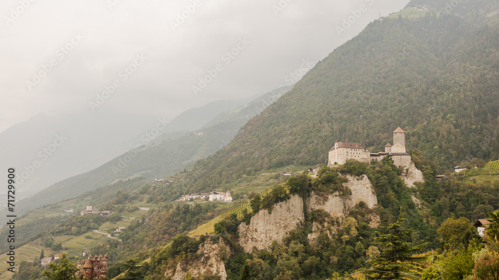 Südtirol, vinschgau, Schloss Tirol, Brunnenburg, Italien