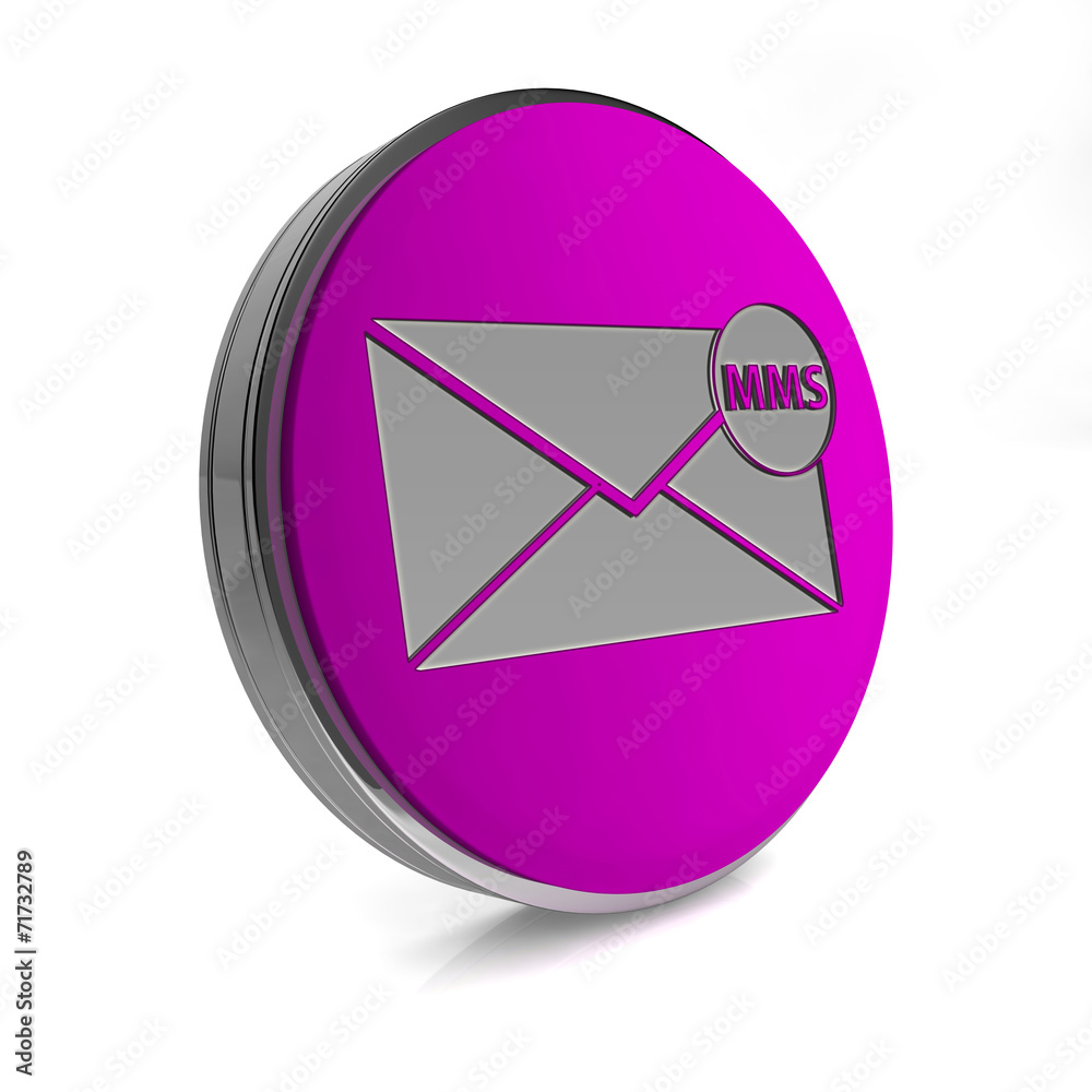 mms circular icon on white background mms circular icon on white background