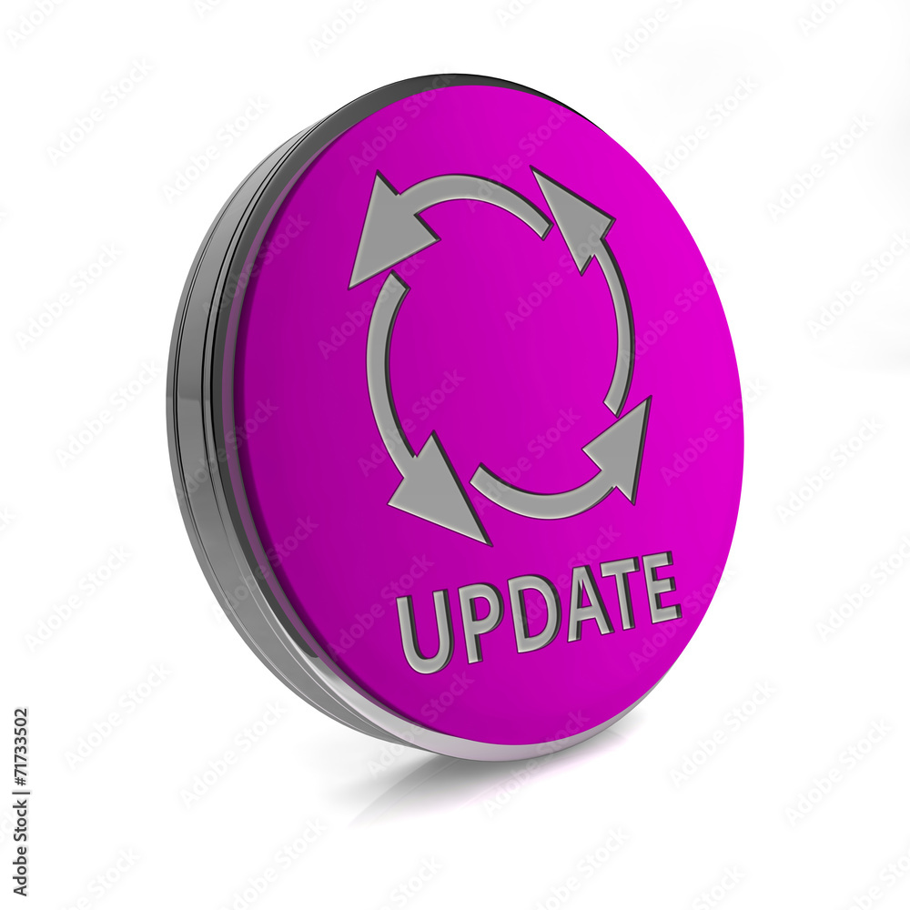 Update circular icon on white background Update circular icon on white background