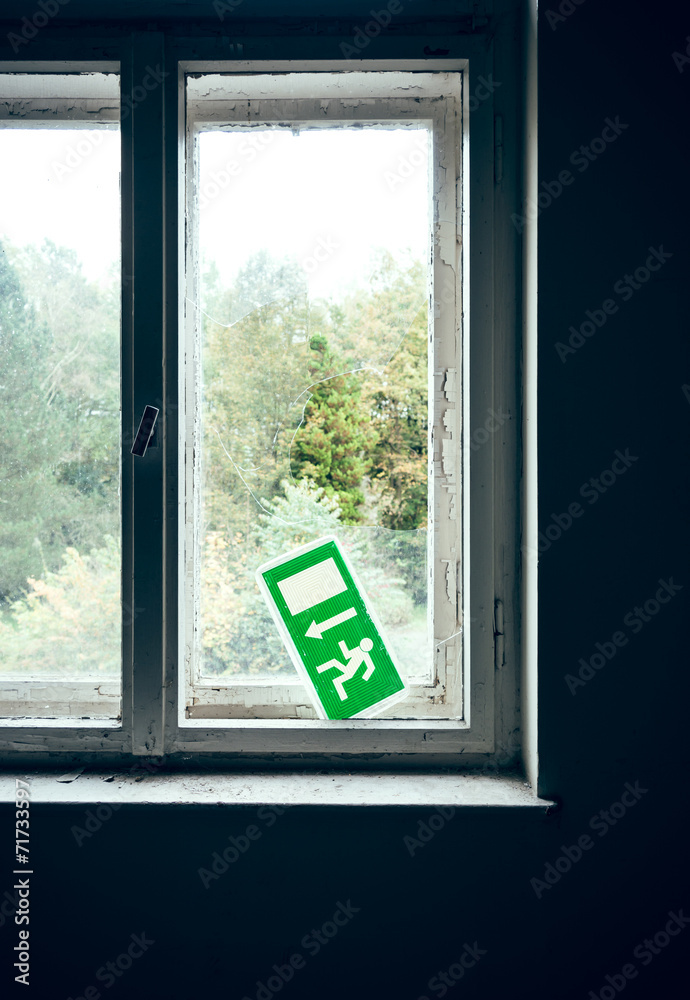 Obraz premium emergency exit