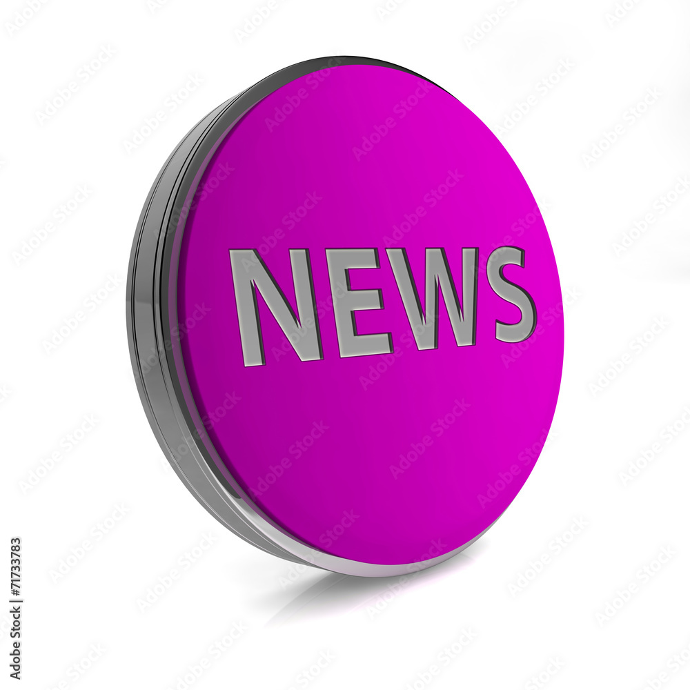 News circular icon on white background News circular icon on white background