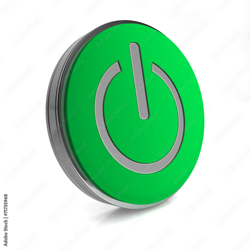 power circular icon on white background power circular icon on white background