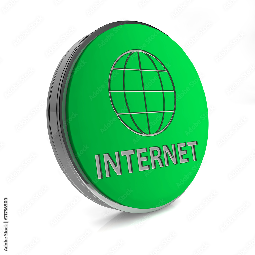 inernet circular icon on white background inernet circular icon on white background