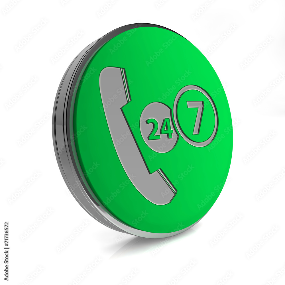 Support circular icon on white background Support circular icon on white background