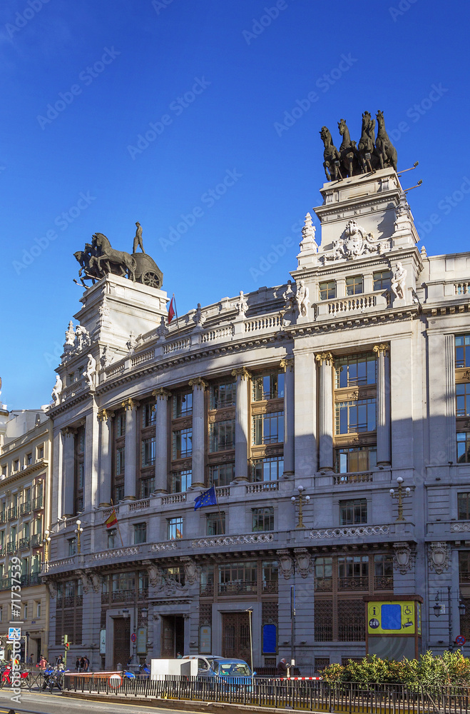 building of Banco Bilbao Vizcaya, Madrid