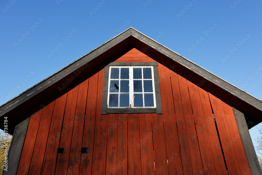 Typical Swedish red house