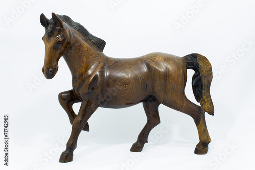 Obraz na płótnie Wooden Horse w salonie