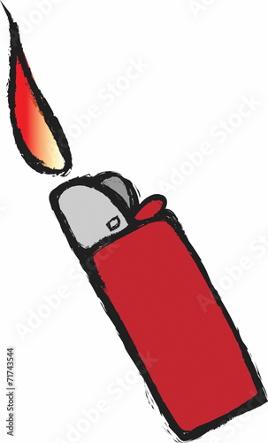 doodle plastic lighter