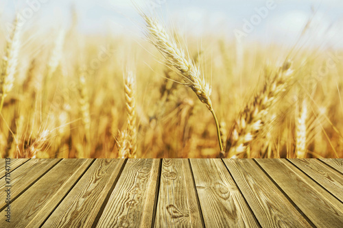Wheat and Wood Table photo