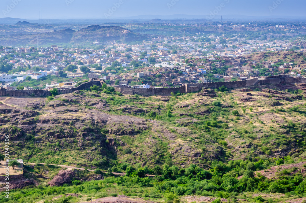 Cityscape of Jodhpur from Mehrangarh Fort