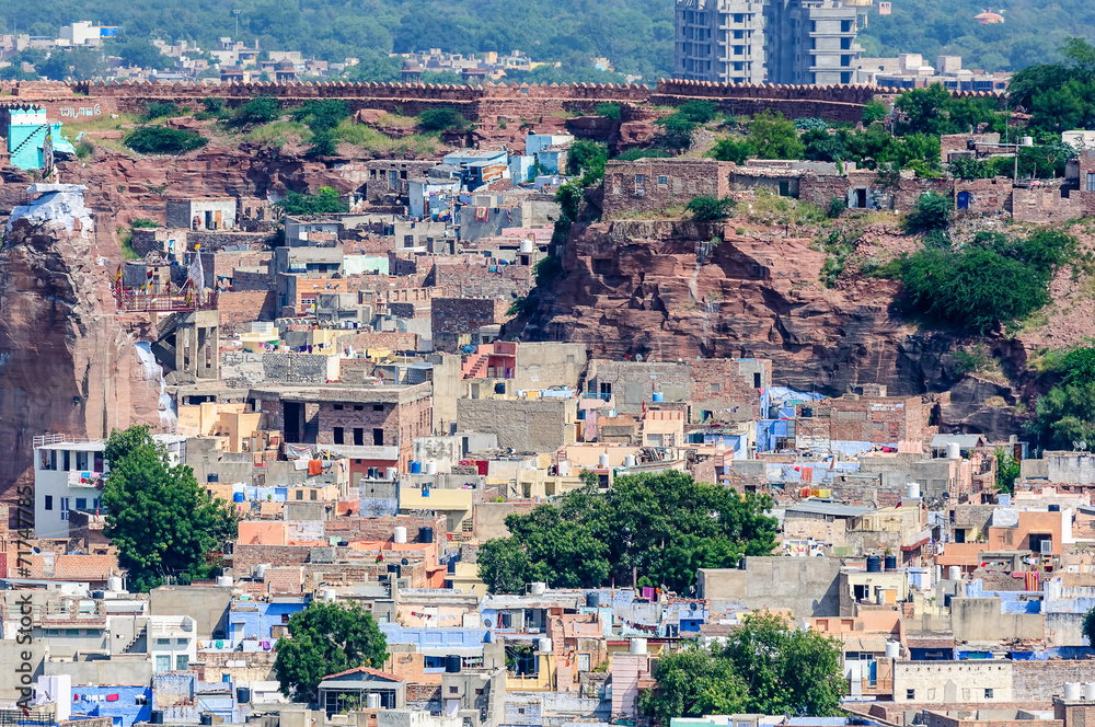 Cityscape of Jodhpur from Mehrangarh Fort Cityscape of Jodhpur from Mehrangarh Fort