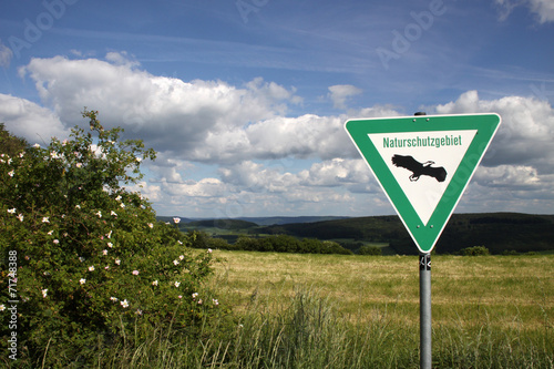 Obraz na płótnie Naturschutzgebiet w salonie
