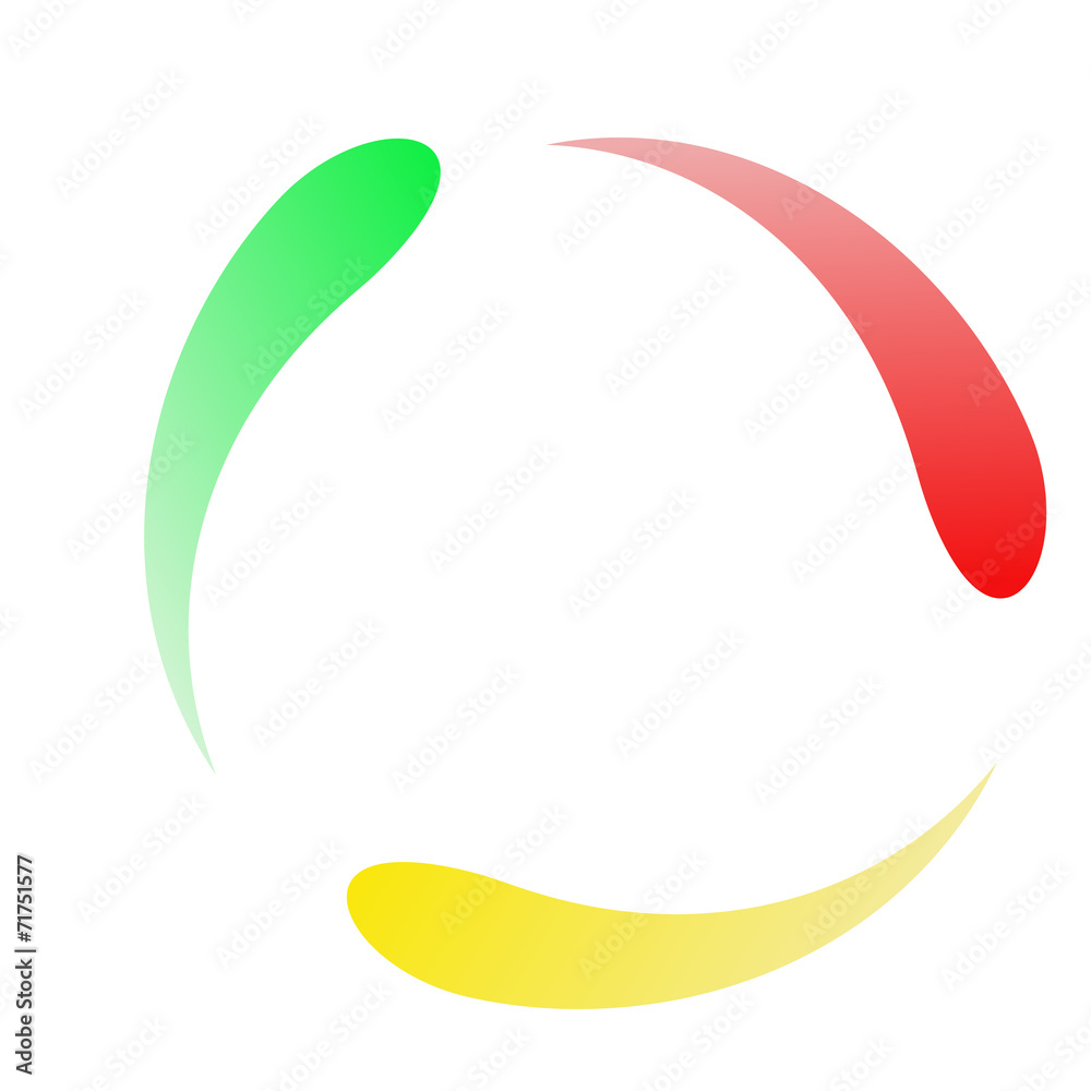 Abstract color logo. Abstract color logo.