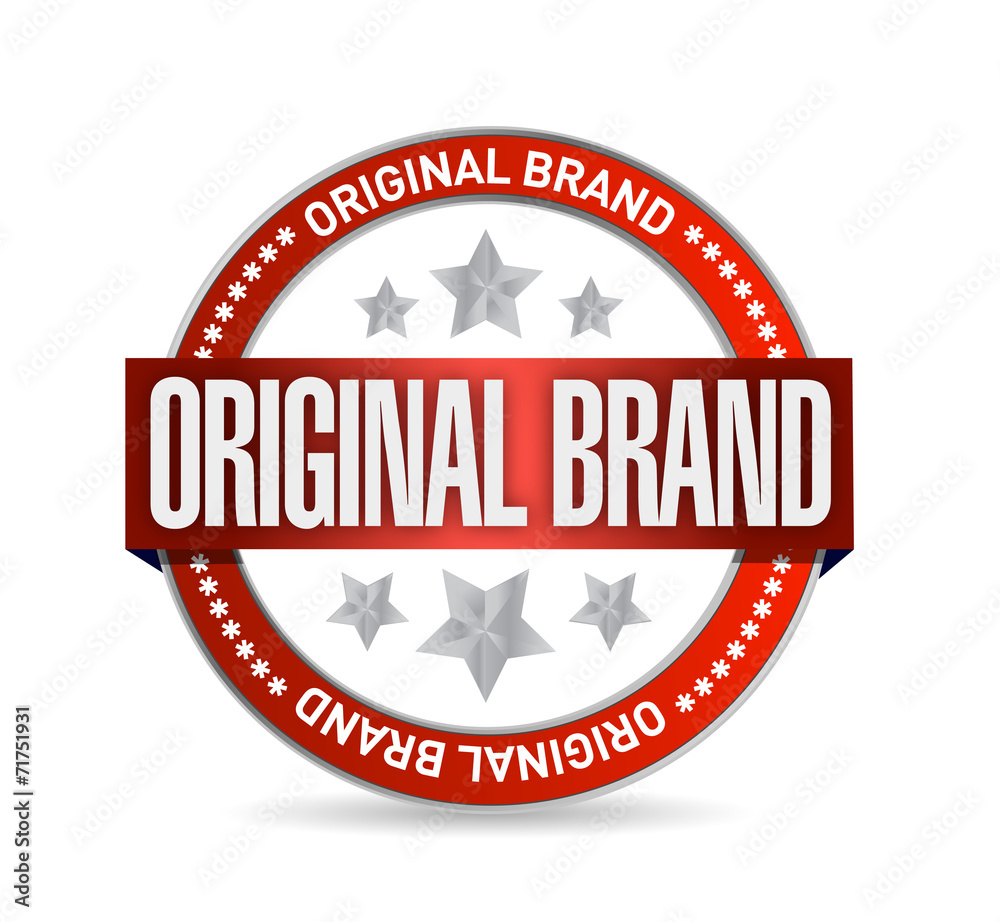 original brand seal illustration design