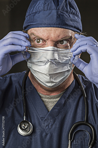 Determined Looking Doctor o...