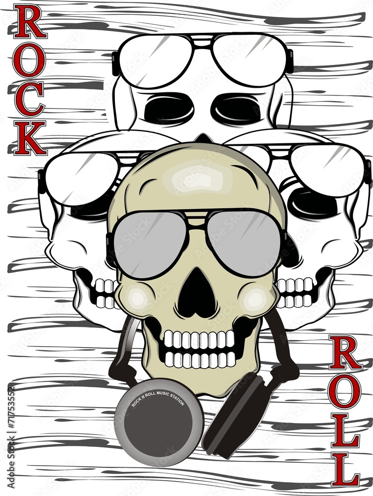 skull slang Stock Vector Adobe Stock