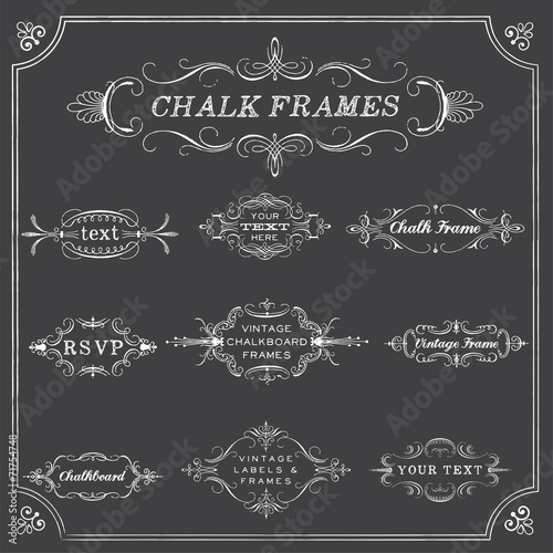 Chalkboard Frames
